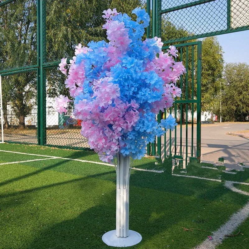 blue pink