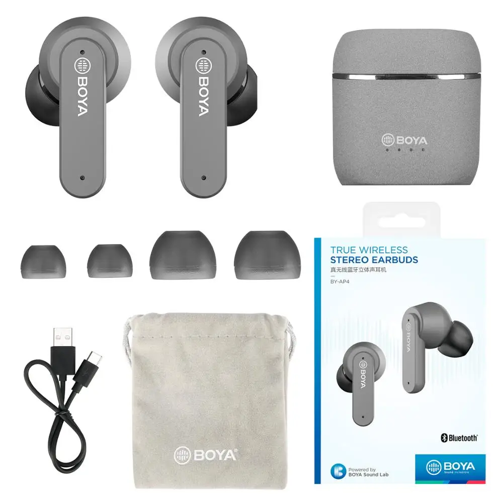BOYA BY-AP4 TWS Earbuds Bluetooth 5.0 True