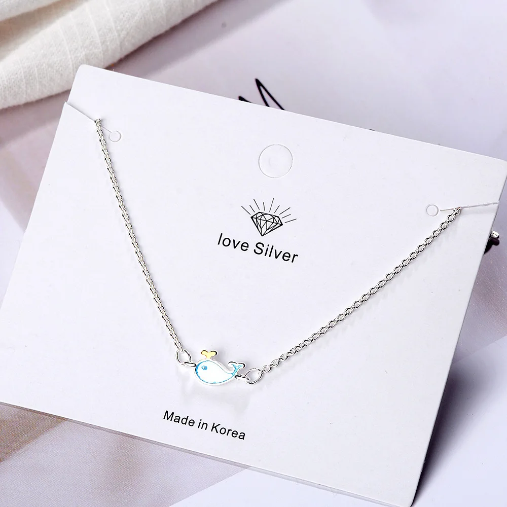 

Bracelets Women's Fashion Japanese And South Korean Style Cute Little Whale Bracelets Blue Dolphin Bracelets Hand Jewelry