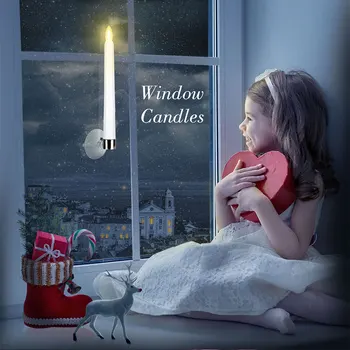 

Home Decoration 9pcs LED Window Candles with Remote Timer Durable New Christmas Decor Candles with Warm Light without Battery