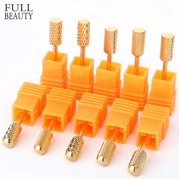 

10 Types Tungsten Cutters for Nails Milling Cutter for Manicure Machine Electric Nail Files Nail Art Accessoires Tool CHXDJ1-10