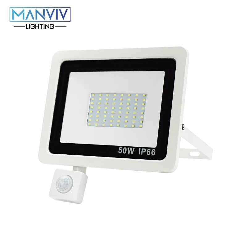 

PIR Motion Sensor LED Floodlight 10W 20W 30W 50W 100W 220V Waterproof Outdoor Wall Garden LED Spotlight Reflector Foco Lamp