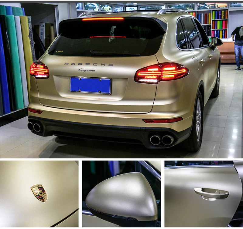 champagne gold metallic vinyl film-7