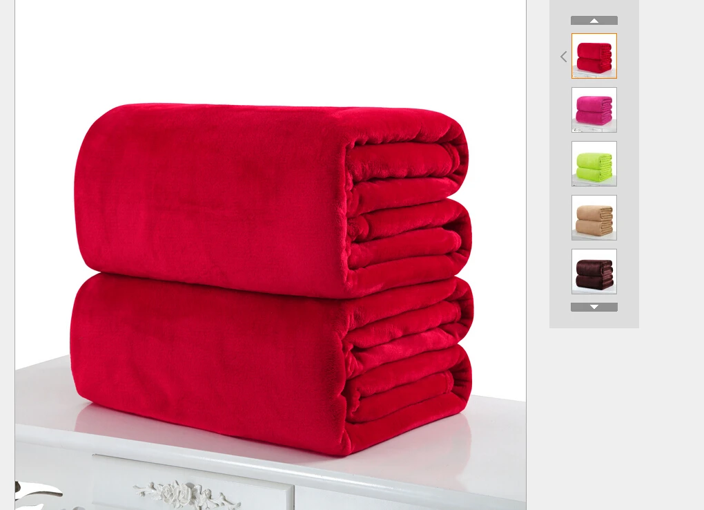 50*70 см, бархатное одеяло для домашних собак и кошек, супер мягкое теплое однотонное теплое микро плюшевое Флисовое одеяло, плед, диван, постельные принадлежности - Цвет: Красный