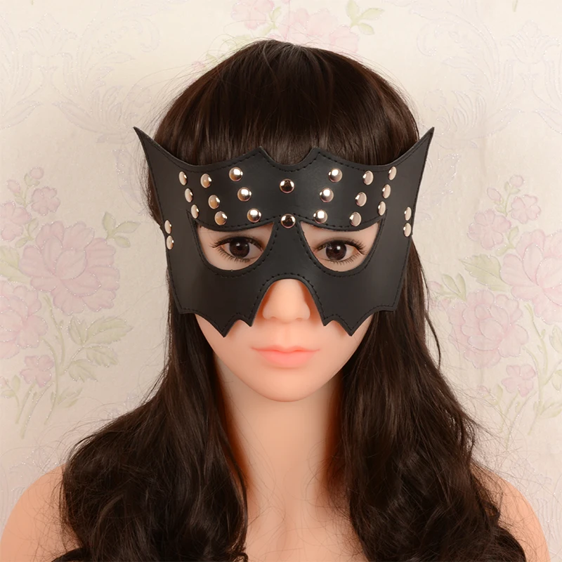 

Goth Punk Pike Rivet Blindfold Sex Eye Mask Bondage Bdsm Slave Femdom Sm Toys Restraint Fetish Sex Toys For Women