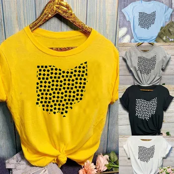 

Summer Short Sleeve Tops Tee 2020 New Fashion Women Casual O-Neck T-Shirt damska bluzka blusa 2020