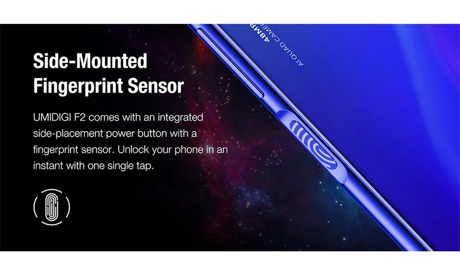 UMIDIGI F2 Android 10 глобальная версия 6,5" FHD+ 6GB 128GB 48MP AI Quad camera 32MP Selfie Helio P70 мобильный телефон 5150mAh мобильный телефон