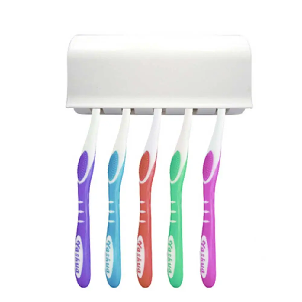 Домашний Ванная комната Зубная щетка SpinBrush всасывания держатель Семья для хранения
