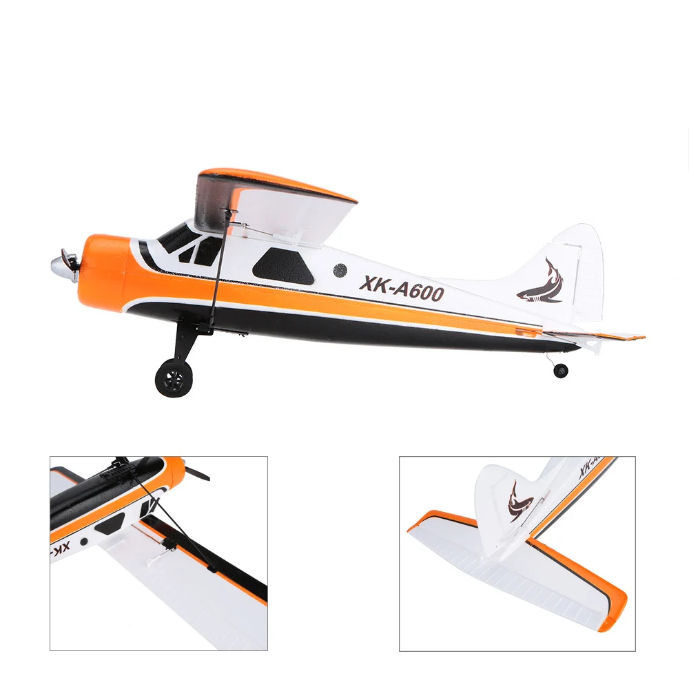 WLtoys XK A600 5CH 3D6G система бесщеточный RC Самолет Модель самолета 1-2 совместимая Futaba Модель RTF 2 Модернизированный RC самолет F949