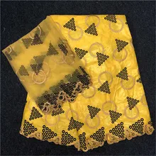 В африканском стиле по оптовой цене ткань Африканская Tissu Базен Riche Getzner хлопок Brode Getzner с 2 ярдов французский чистая кружево морская парча