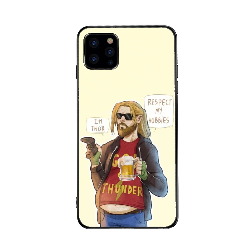 TPU Вам не нужен Abs, чтобы быть достойным Fat Thor чехол для телефона iphone 11 11Pro 6s 7 7plus 8 8plus XR XS XSMAX Marvel Avengers Fat Thor - Цвет: TPU