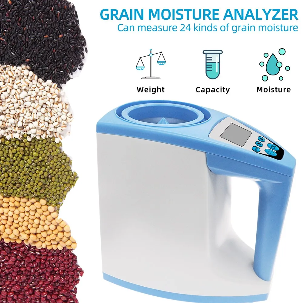 US $76.51 Lds 1g Grain Moisture Meter Corn Humidity Tester Corn Humidity Detector Wheat Moisture Gauge Rice Test Tool 39Off