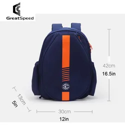 Genuine GreatSpeed Tennis Racket Backpack Men Women Tenis Squash Sports Bag Tenis Padel Raquete Gym Bag Water Cup Cloth Backpack