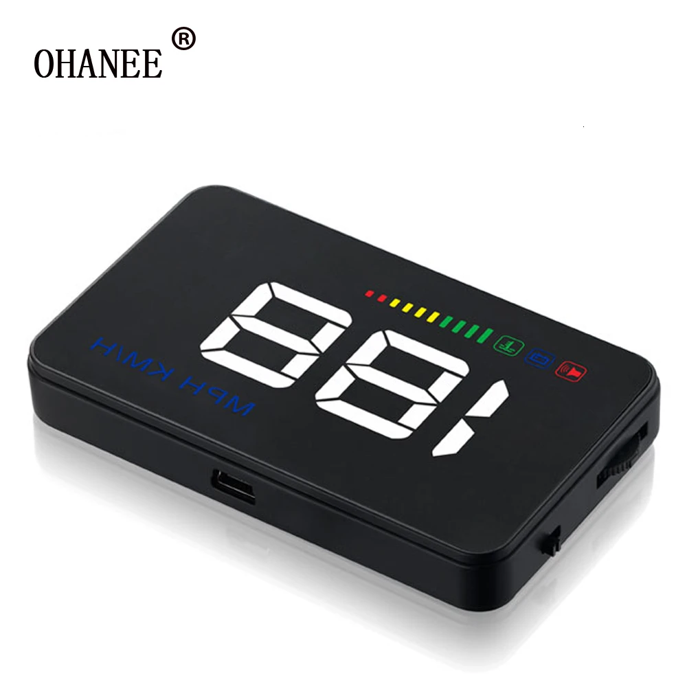 OHANEE автомобильный проектор Спидометр OBD2/OBDII 3,5 дюймов Автомобильный HUD A500 Автомобильный дисплей HUD Лидер продаж