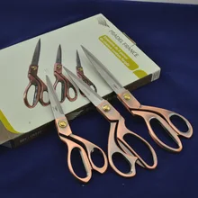 Золотые швейные ножницы для рукоделия ножницы кожа ткань для рукоделия инструмент обивки