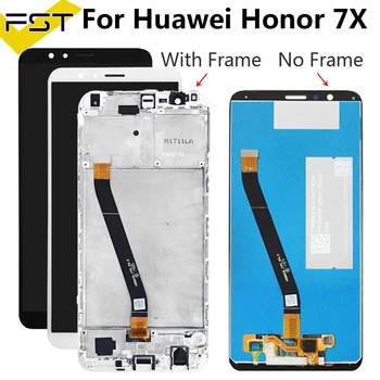 

Lcd with Frame For Honor 7X LCD Display Touch Screen Assembly Replacement for Huawei Honor 7 X Display Screen BND-L21 L22 L24
