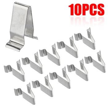 

10pcs/set 22mm Car Door Trim Panel Lining Clips Metal Interior Upholstery Retainer Rivet Auto Fastener Clip