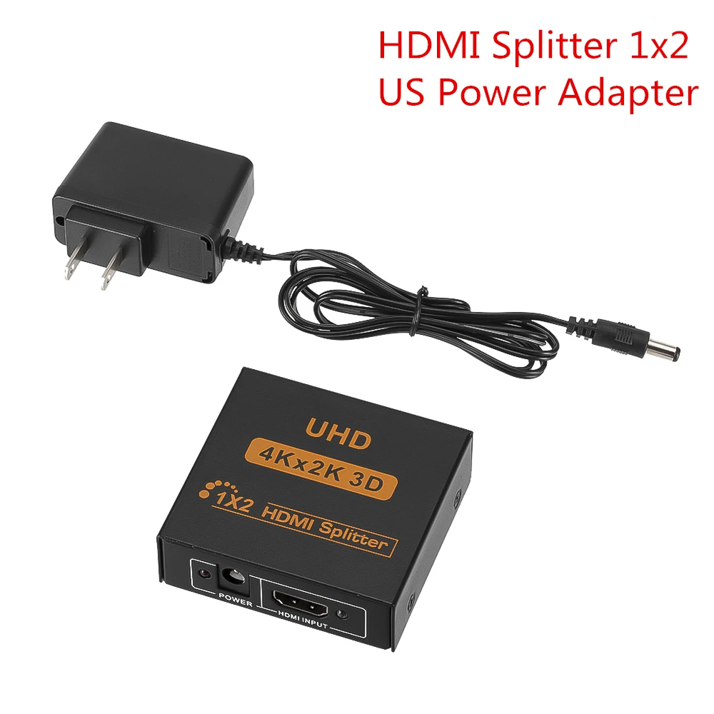 KEBIDU 4K Full HD HDMI сплиттер 1080p видео HDMI коммутатор 1X2 1x4 двойной дисплей для HDTV DVD PS3 Xbox