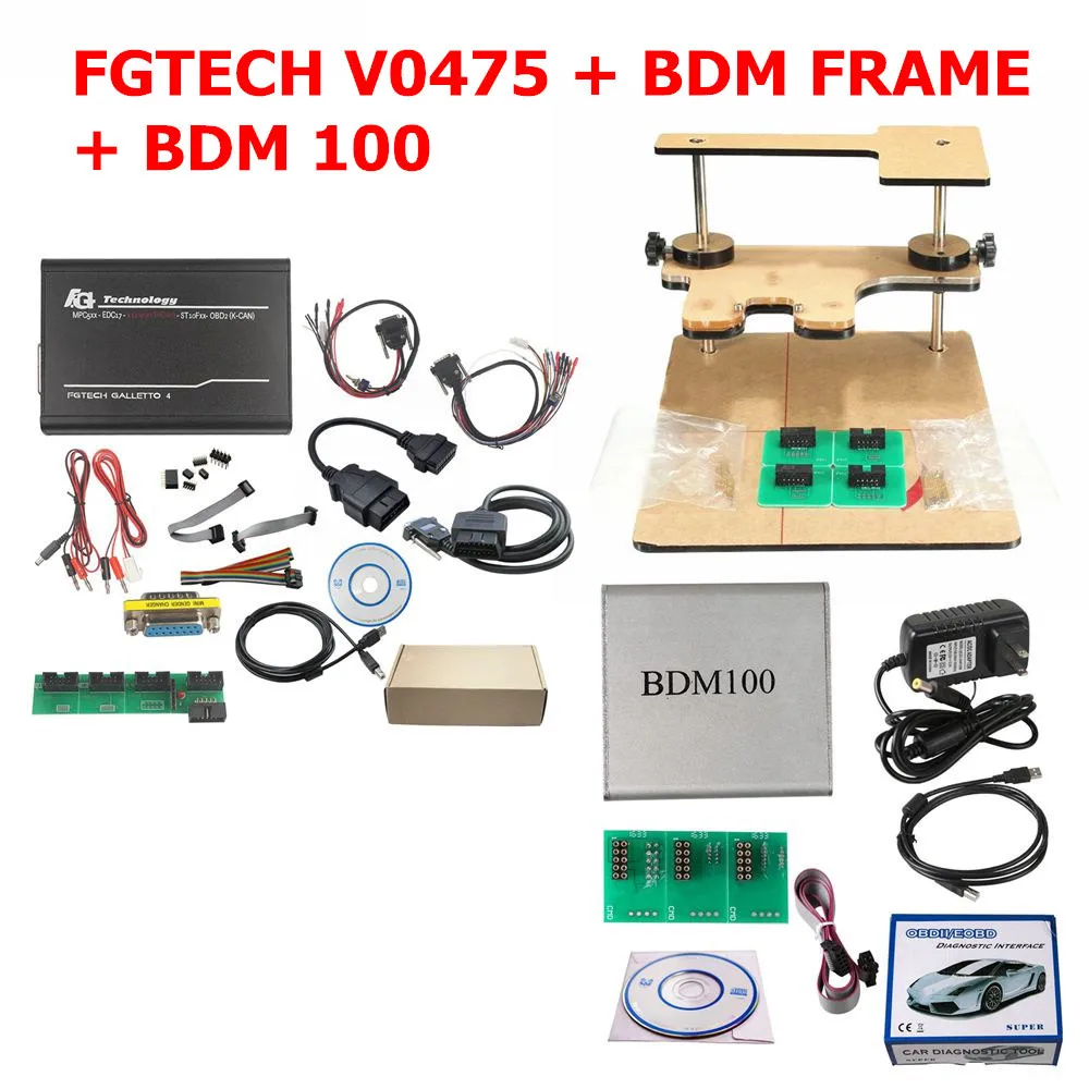 ECU чип-тюнинг Инструмент FGTECH Galletto 4 V54 автомобиль грузовик V1255 BDM100 ECU программист BDM РАМА тестирование джиг для BDM100 fgtech чип - Цвет: 0475 BDMFRAME BDM100