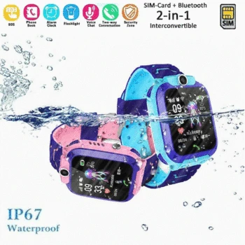 

Q12 Waterproof Smart Watch 1.44 Inch Voice Chat LBS Baby Kids Watch Children Digital Smartwatch for IOS Android Kids Toy Gift