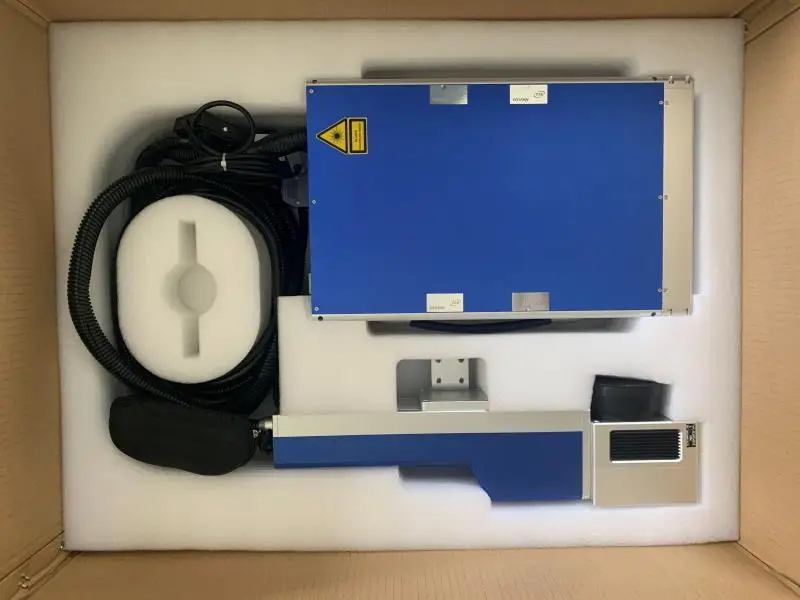 smart fiber laser marking machine with package