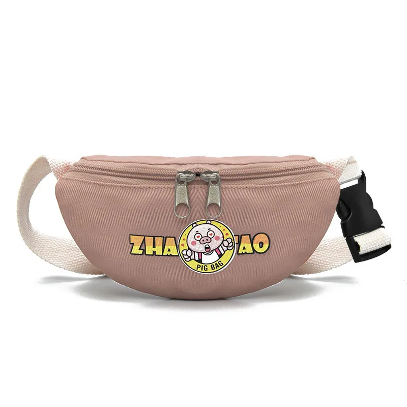 B Waist bag Новая детская поясная сумка для маленькой девочки, нагрудная сумка с забавным мультипликационным принтом, большая емкость, сумки для копилки, банановые сумки, сумка через плечо - Цвет: B Waist bag