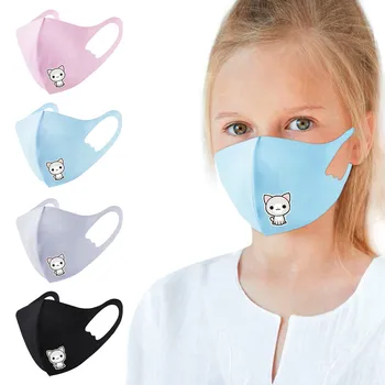 

Adjustable Kids Face Care Cover Kids Print Face Cover Boys Girl Cotton Washable Cute Cartoon Cover Dropshipping mascarilla