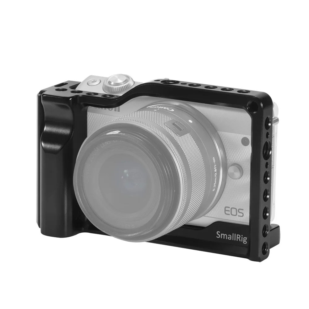 SmallRig M100 клетка с интегрированным сцеплением для цифровой однообъективной зеркальной камеры Canon EOS M100 DSLR Камера клетка с ARRI отверстие/Железнодорожный вокзал-2382