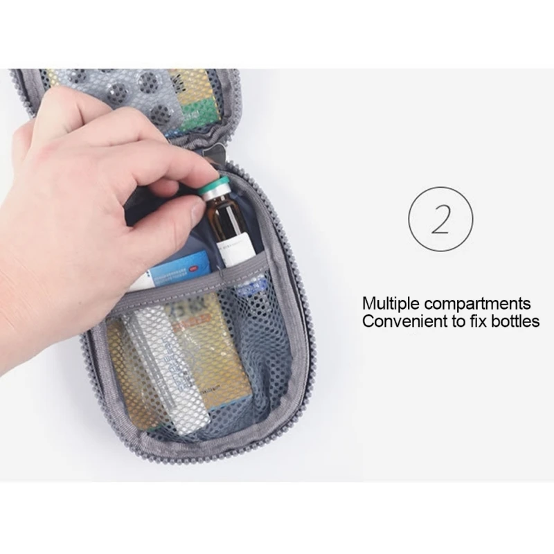Travel Portable Emergency First Aid Kit Medicine Package Debris Finishing Storage Bag For Outdoor Home Car