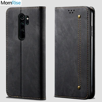 

Denim Leather Wallet Cases For Xiaomi Redmi Note 8 Pro Case Magnetic Book Closure Flip Cover For Redmi 8 Card Holder Phone Funda