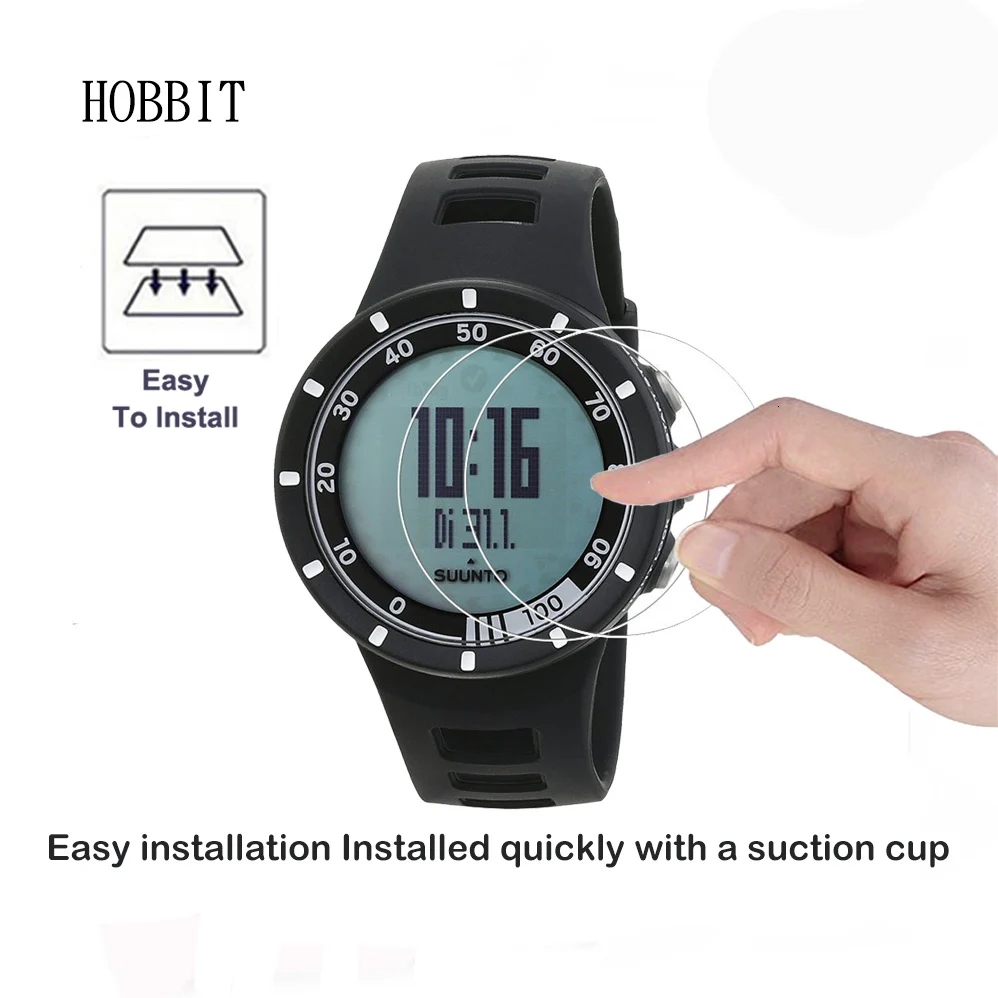 2 упаковки для Suunto QUEST 0,3 мм 2.5D 9H прозрачная защитная пленка из закаленного стекла для спортивных gps смарт-часов