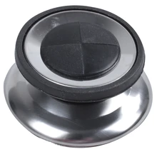 IALJ Топ стеклянный кухонный горшок крышка Топ 5 мм ручка отверстие ручка из нержавеющей стали пластиковая ручка