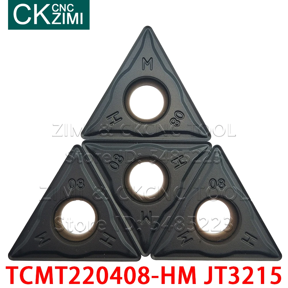 Твердосплавные вставки TCMT220408-HM JT3215 CNC треугольник внутренний внешний круговой