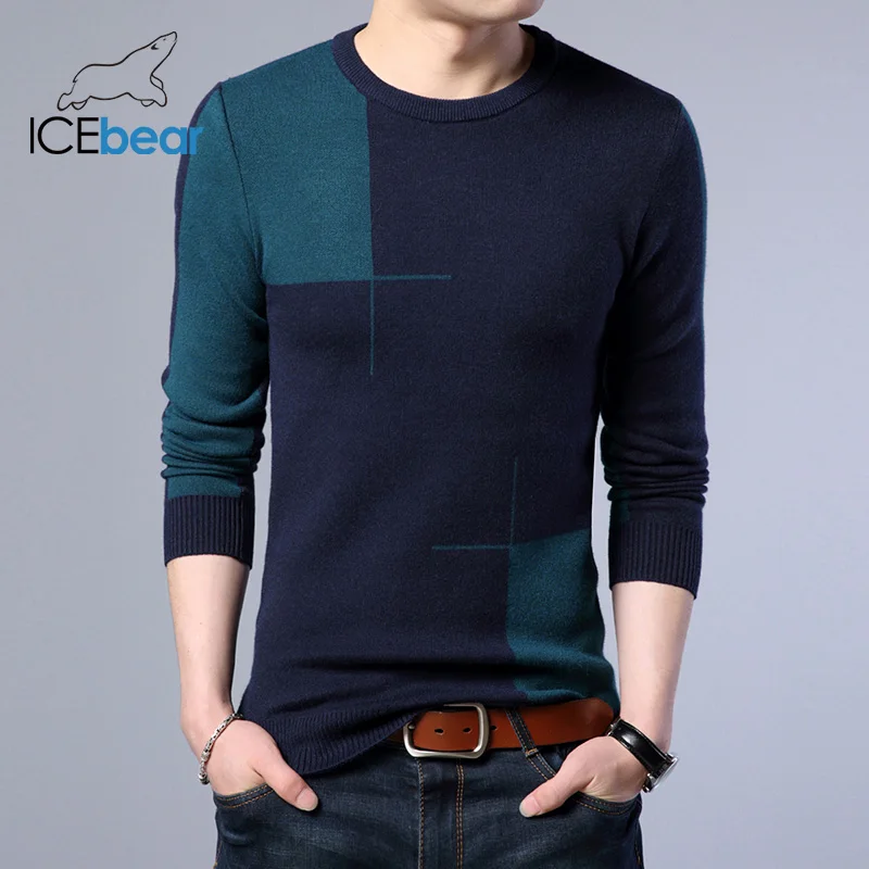 

ICEbear 2019 High Quality Men's Sweater Stylish Men's Pullover Brand Male Clothing 1717