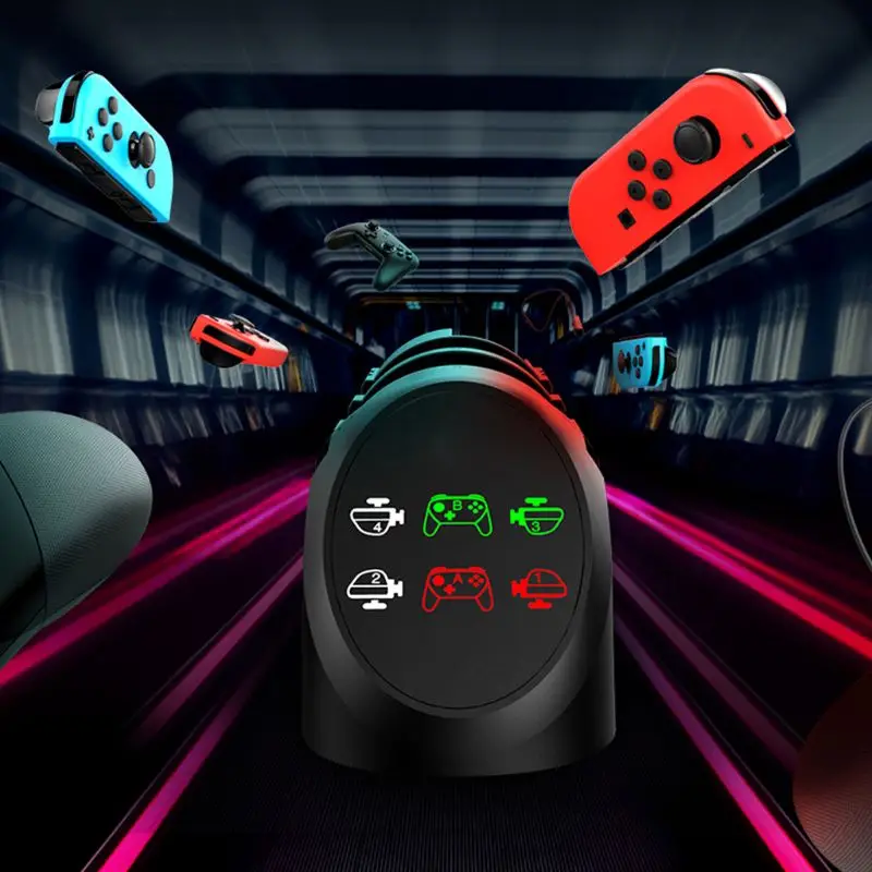 Зарядная док-станция зарядное устройство адаптер для N-Switch Joy-Con/Pro ручка контроллера