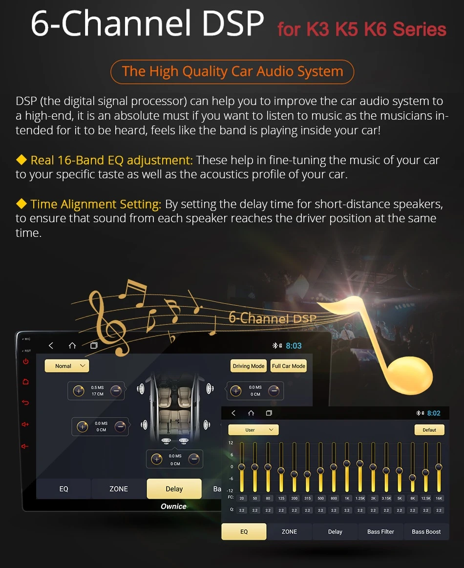 Автомагнитола Ownice 4 ядра Android 9 0 2 din DSP SPDIF GPS|CD-плеер для авто| |