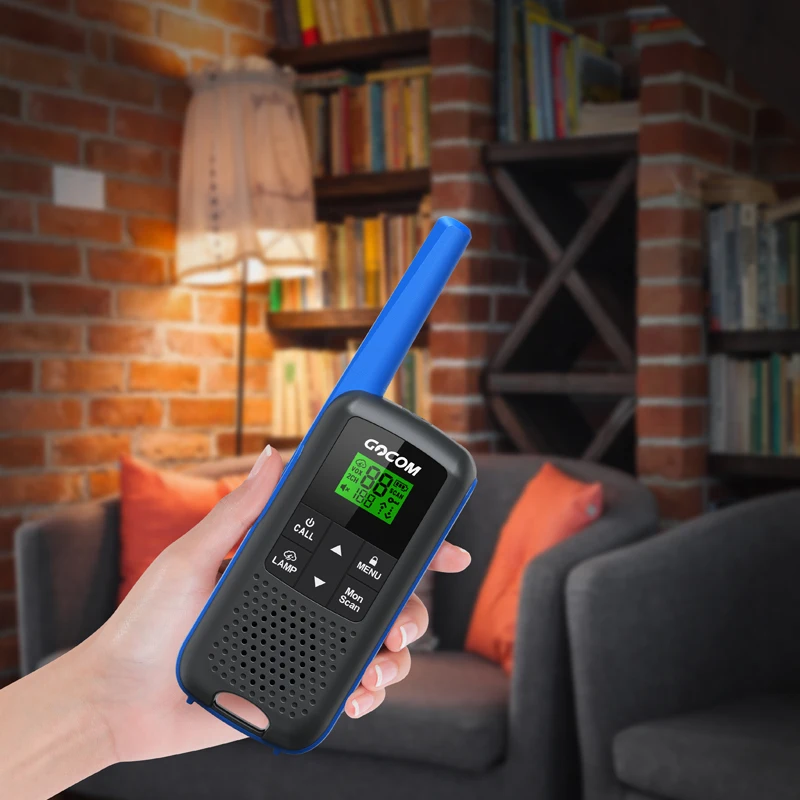 Дизайн 2pcs GOCOM G600 дальность двухсторонние радиостанции деловые рации 16 км