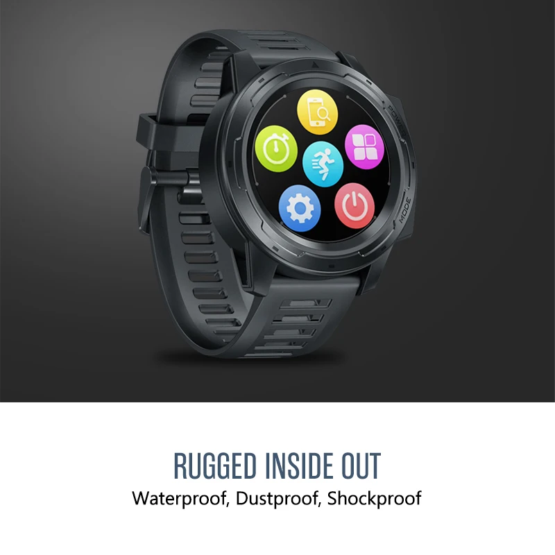  Fashion Large Display Waterproof&Dustproof Smartwatch Heart Rate Multi-sports Tracking Smartphone W