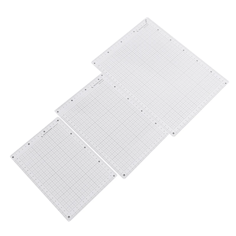 Transparent Ruler Board A4 A5 Students Writing Desk Pad Pvc Grid Sewing