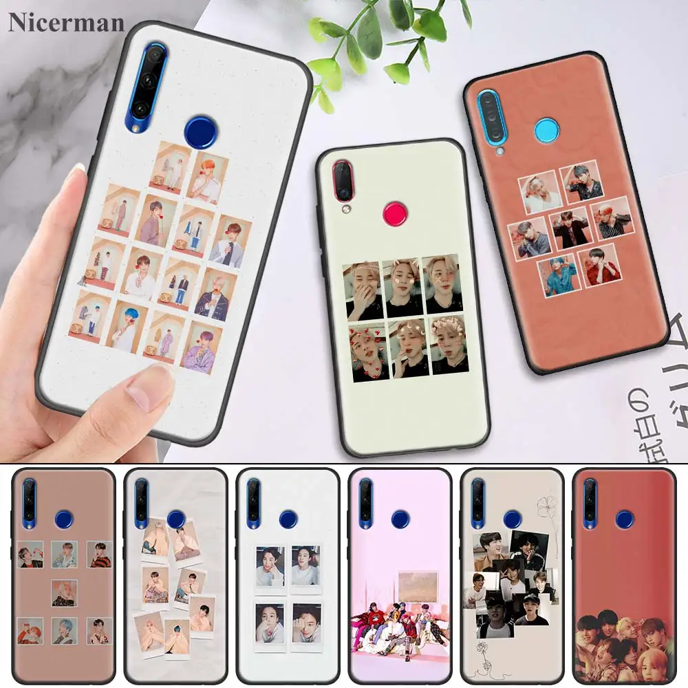 

TPU Case for Huawei Honor 8X 8C 8A 8S 9 10 9X 20i V20 Lite Pro Y7 Y6 Y5 Y9 2018 2019 Play Enjoy 9E 9S Jungkook Kpop Back Shell