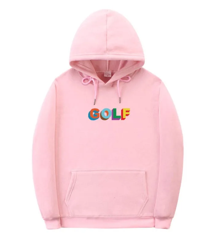 pink golf hoodie