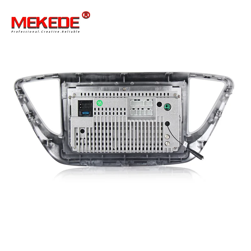 Mekede android10.0 4G+ 64G Автомобильный мультимедийный радио gps навигационный плеер для Solaris hyundai verna встроенный carplay 4G LTE