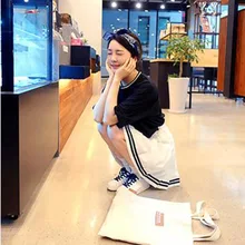 Микро для нового стиля, оригинальная, в студенческом стиле, простая парусиновая сумка с надписью, Экологичная сумка, сумка на плечо, женская сумка