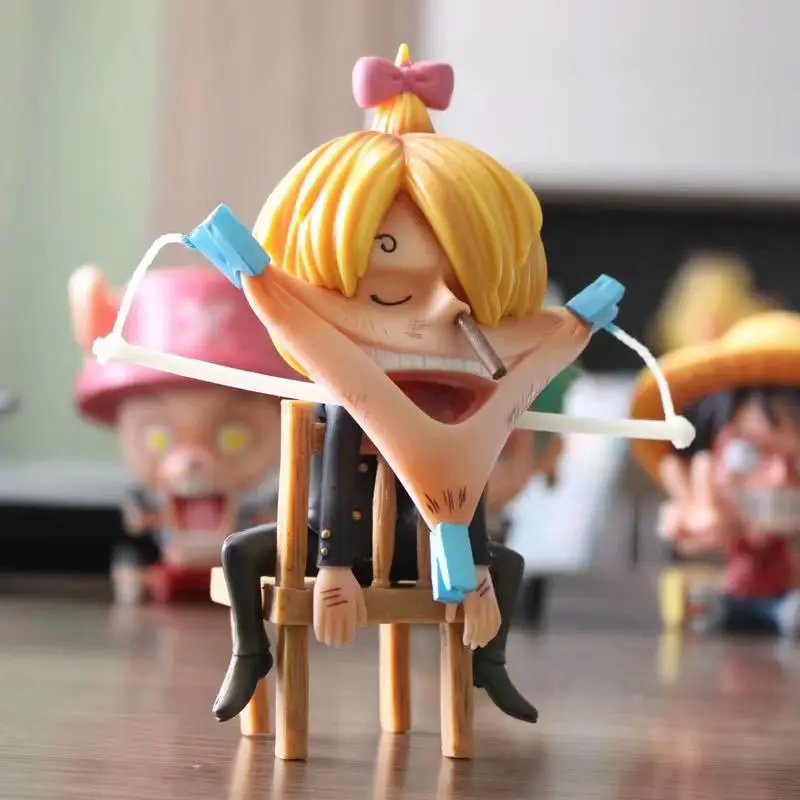 

Ollie Anime One Piece Sleepy Sanji Sauron Luffy Committed Two Jianhao with Meat Garage Kit