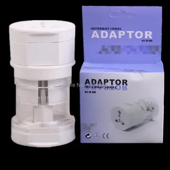 

Universal World Wird Power Adapter Converter Charger EU US UK Au Socket All In One Charge With Retail box
