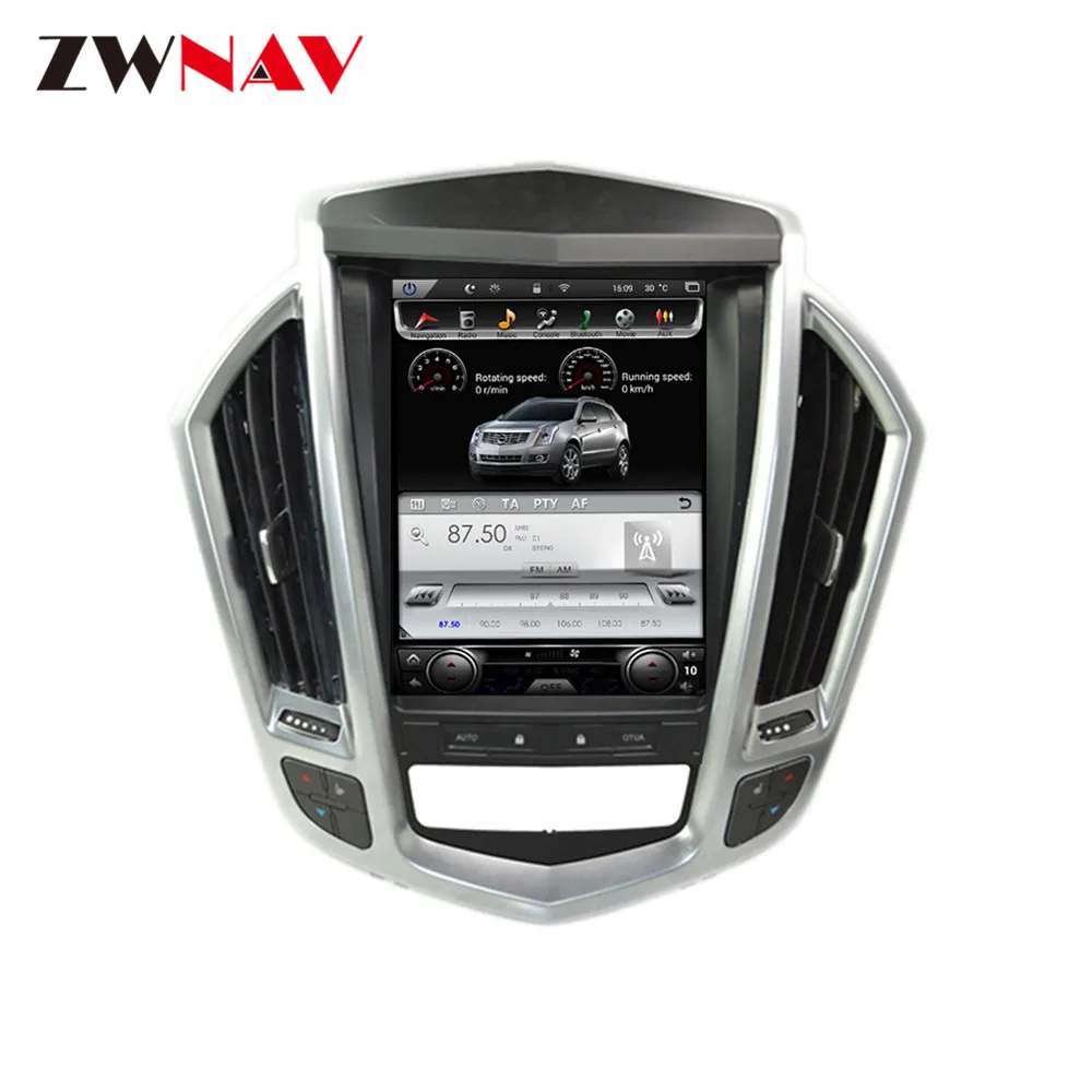 Android 8.1 Tesla style Car GPS Navigation For Cadillac SRX 2009-2012 headunit auto stereo Multimedia player radio tape recorder