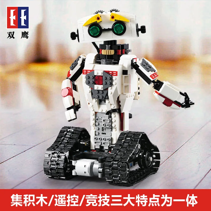 

Double e C51027 Smart Cracking Take Robot Educational Electric Children Assembled Building Blocks Toy