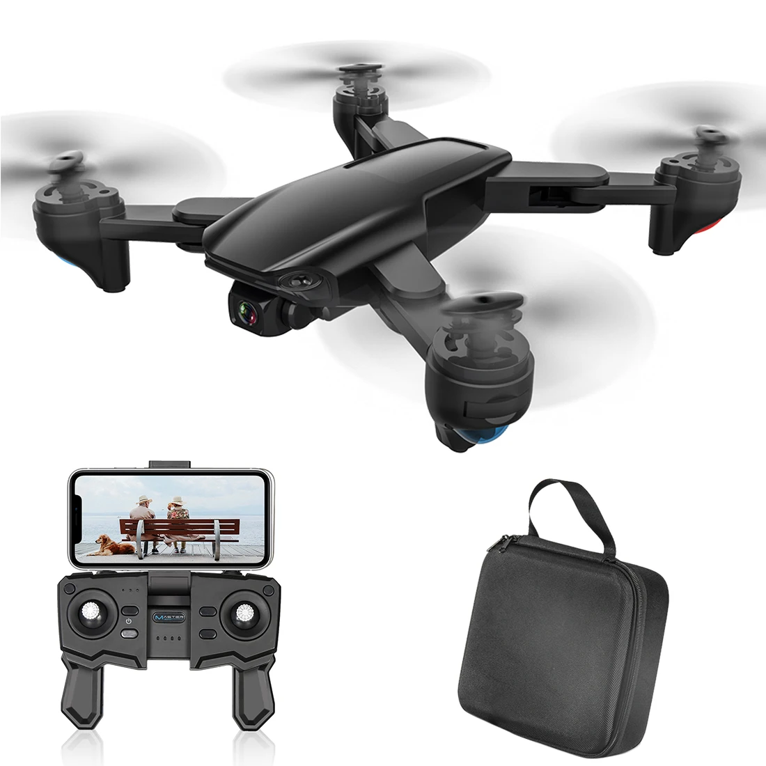 

SG701-S 4K 5G GPS HD Aerial Photography Foldable Quadcopter Dual Camera Optical Flow Positioning Drone with Storage Bag