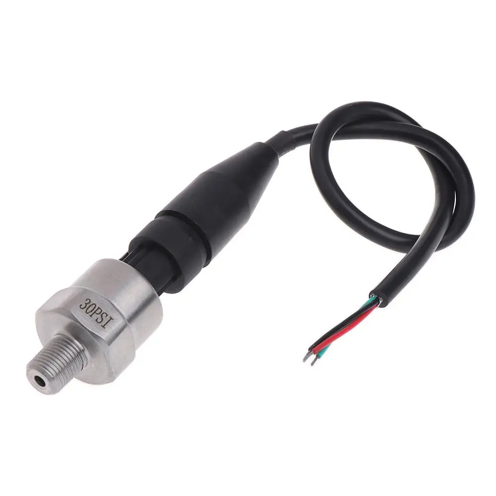 

DC5V 1/8NPT Pressure Transducer Transmitter Sensor Stainless Steel Oil Air Water
