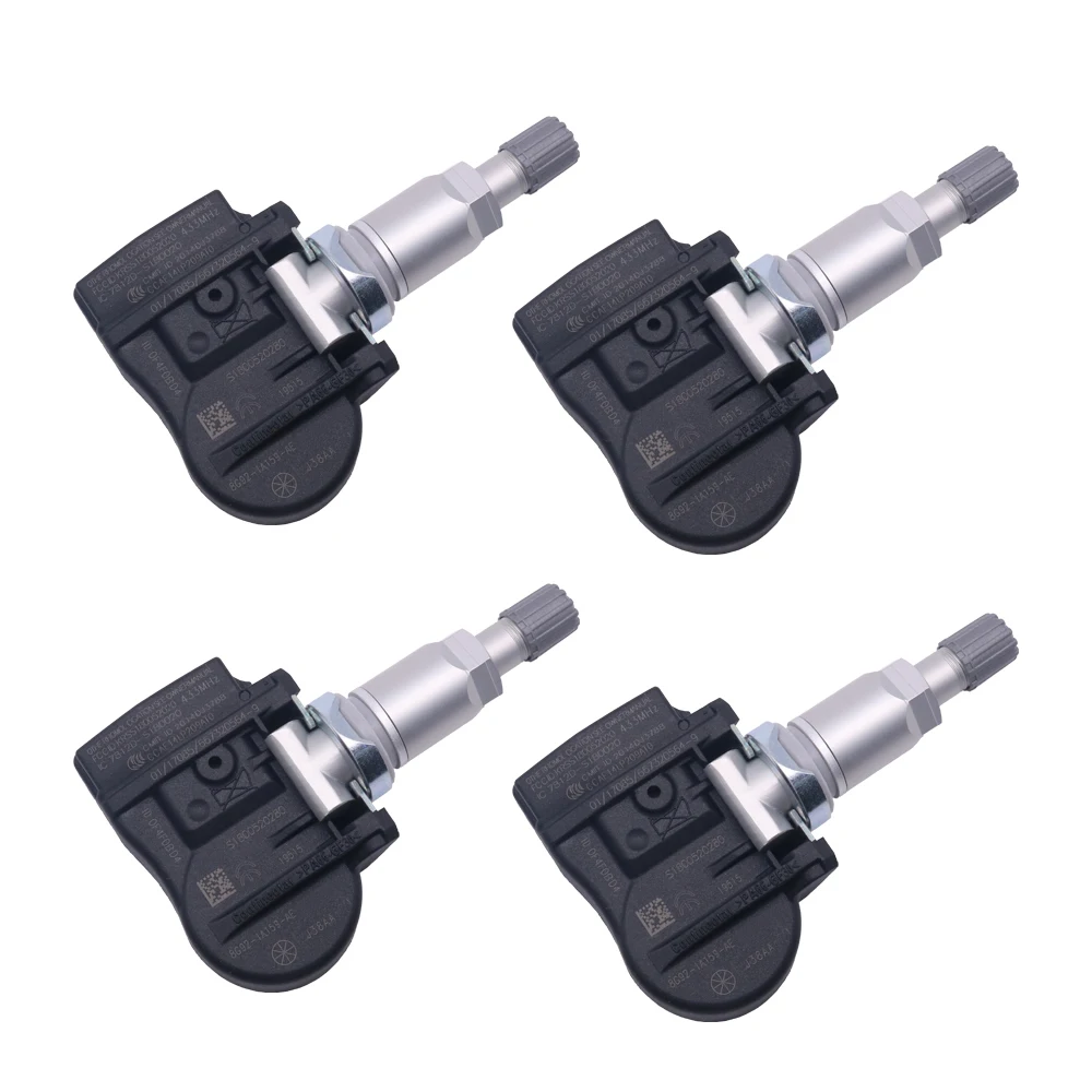 Автомобиль 8G92-1A159-AE подходит для FORD MONDEO GALAXY S-MAX TPMS датчик давления монитор TPMS сенсор 433 МГц S180052028C - Цвет: (4PCS) 8G92-1A159-AE